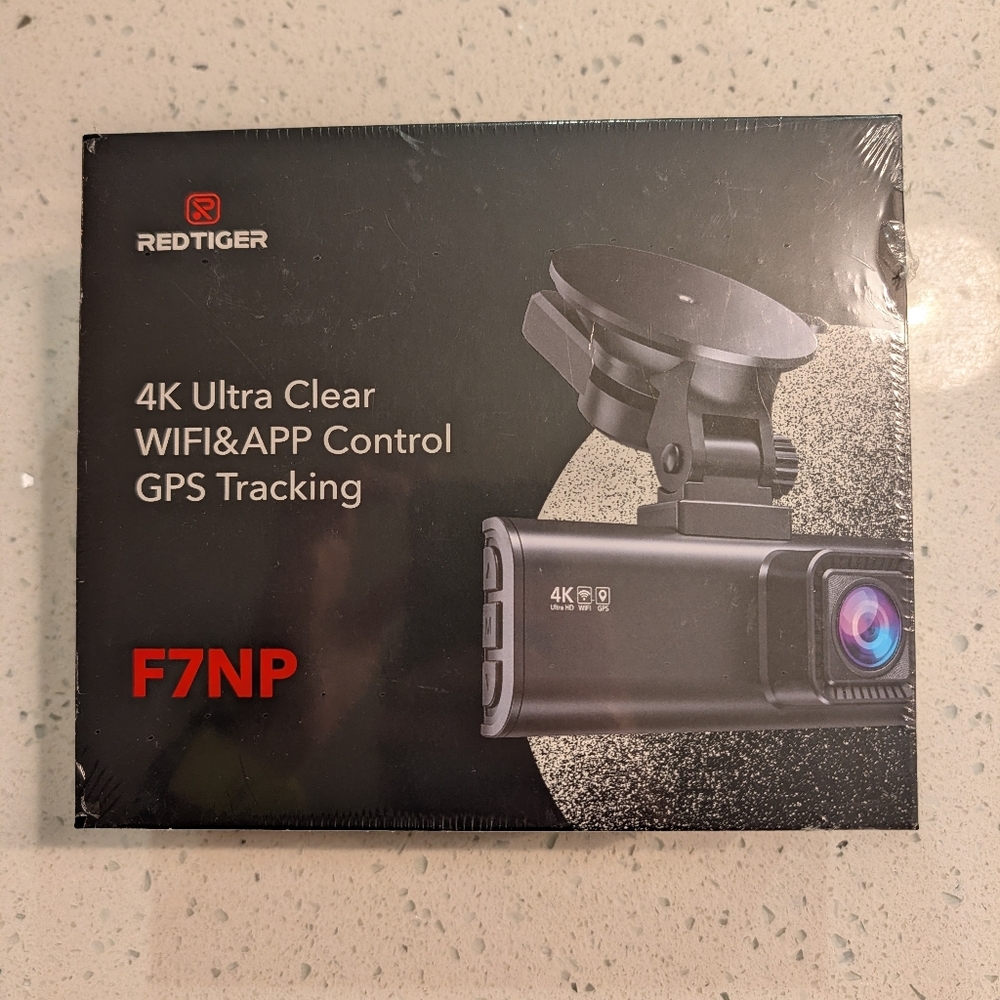 Redtiger 4K F7NP Dash Cam with GPS